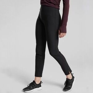Athleta Wander Slim Crop Pant Black 6